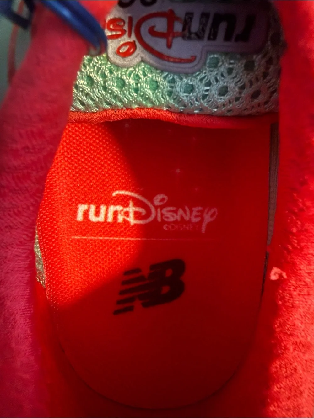 Limited Edition New Balance Vazee Pace 2016 “Ariel” runDisney sneakers.